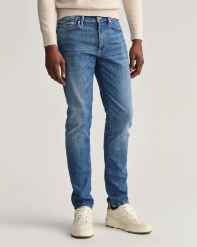 Gant Maxen Ανδρικό Slim Fit Jeans 1000178-972 Denim